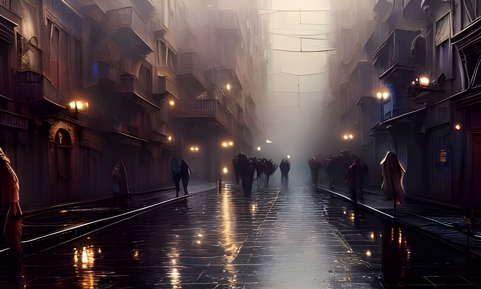 Magical Ghetto: Hyperdetailed Digital Painting