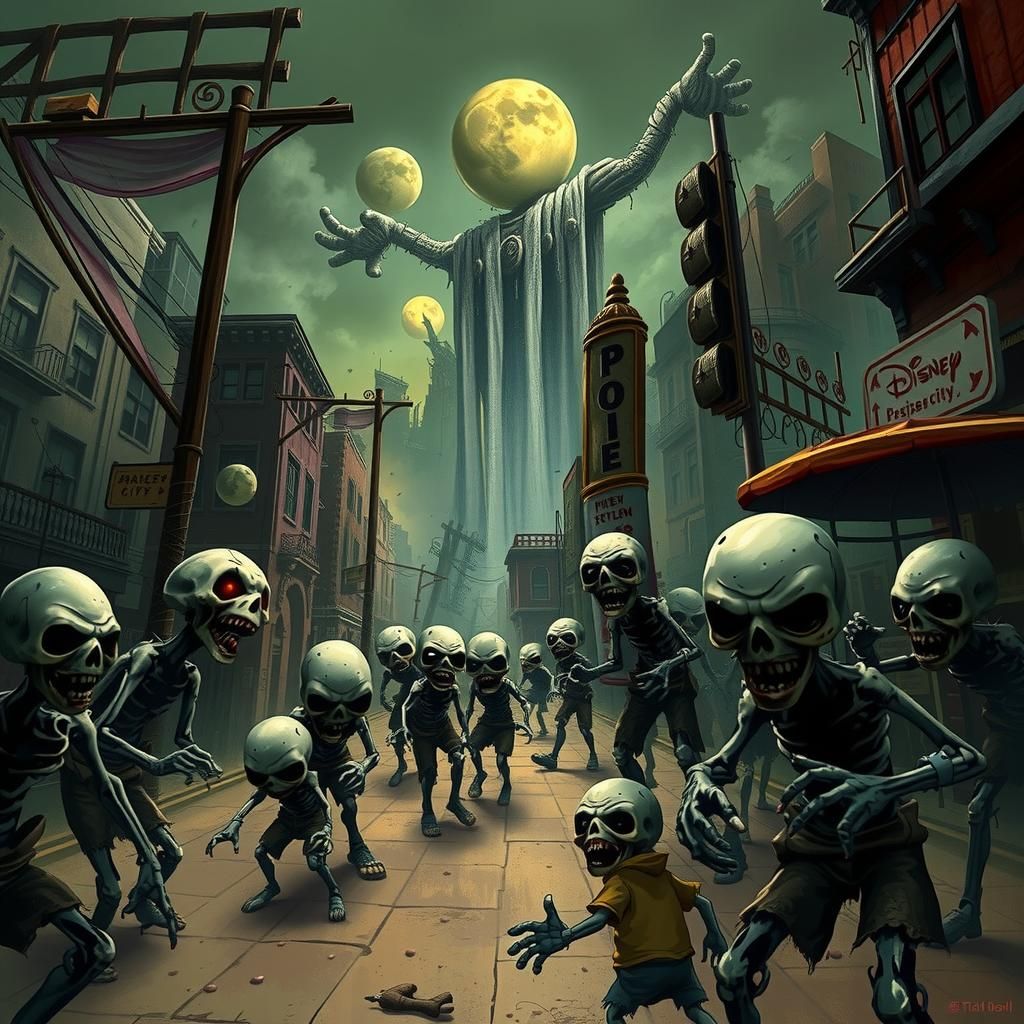 Disney's Resident Evil: A Whimsical Horror Mashup