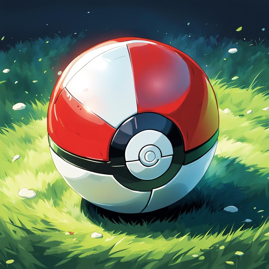 Pokéball in Anime Key Visual Style