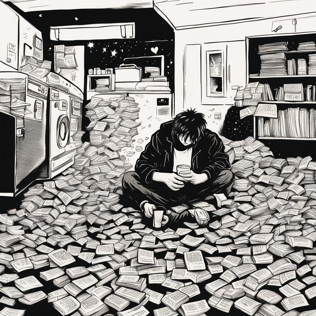 Emotional Landscape: An Abstract Expression of Inner Conflic...