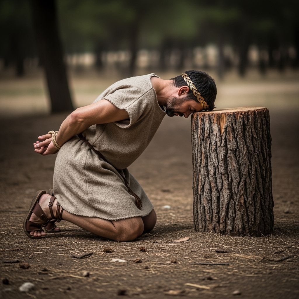 Roman Peasant's Humiliation: Professional Photography