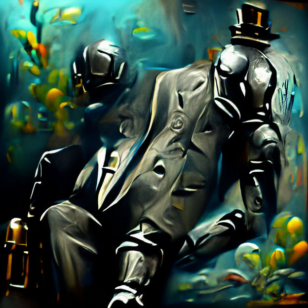 Mysterious Deep Sea Exploration Scene