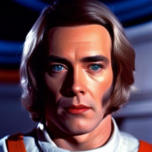 Hyperrealistic Portrait of Actor with Dramatic Lighting