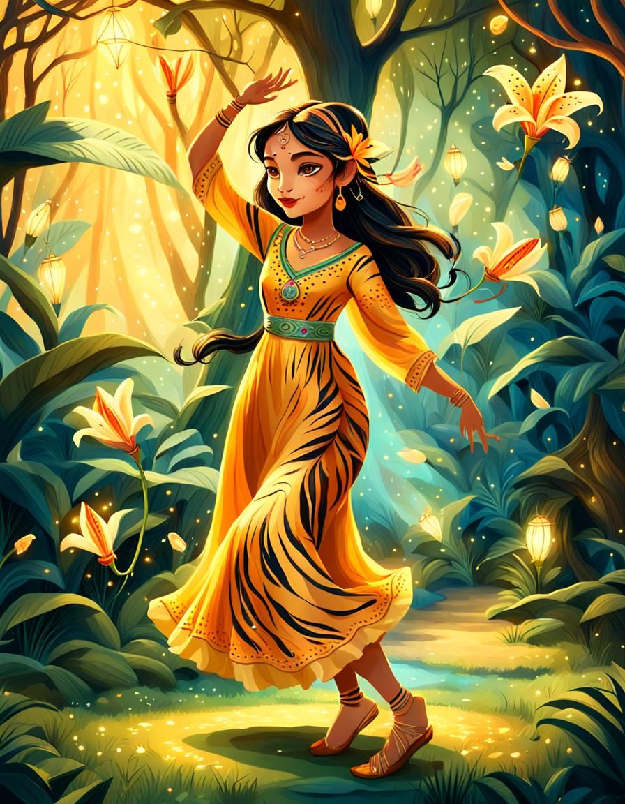 Tiger Lilly Dances in Neverland Glade