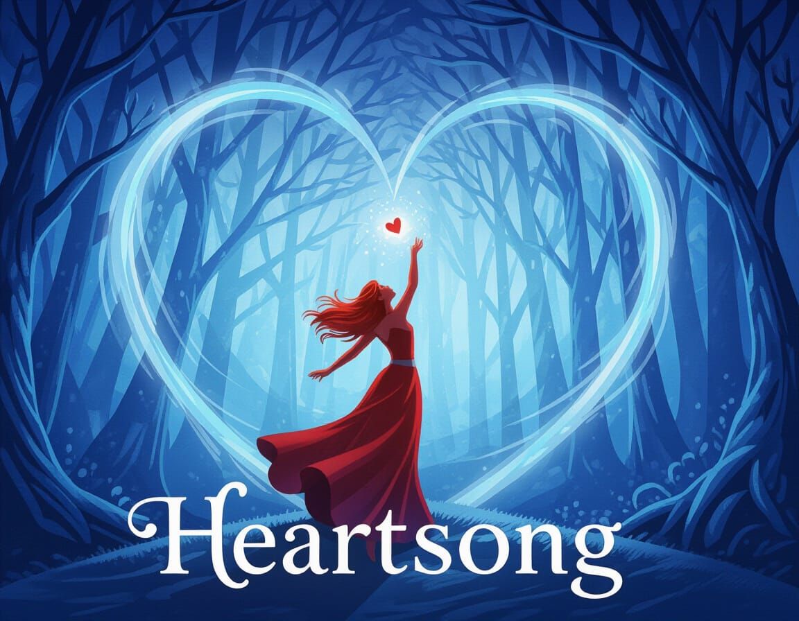 AI Generated Image of a Heart Song