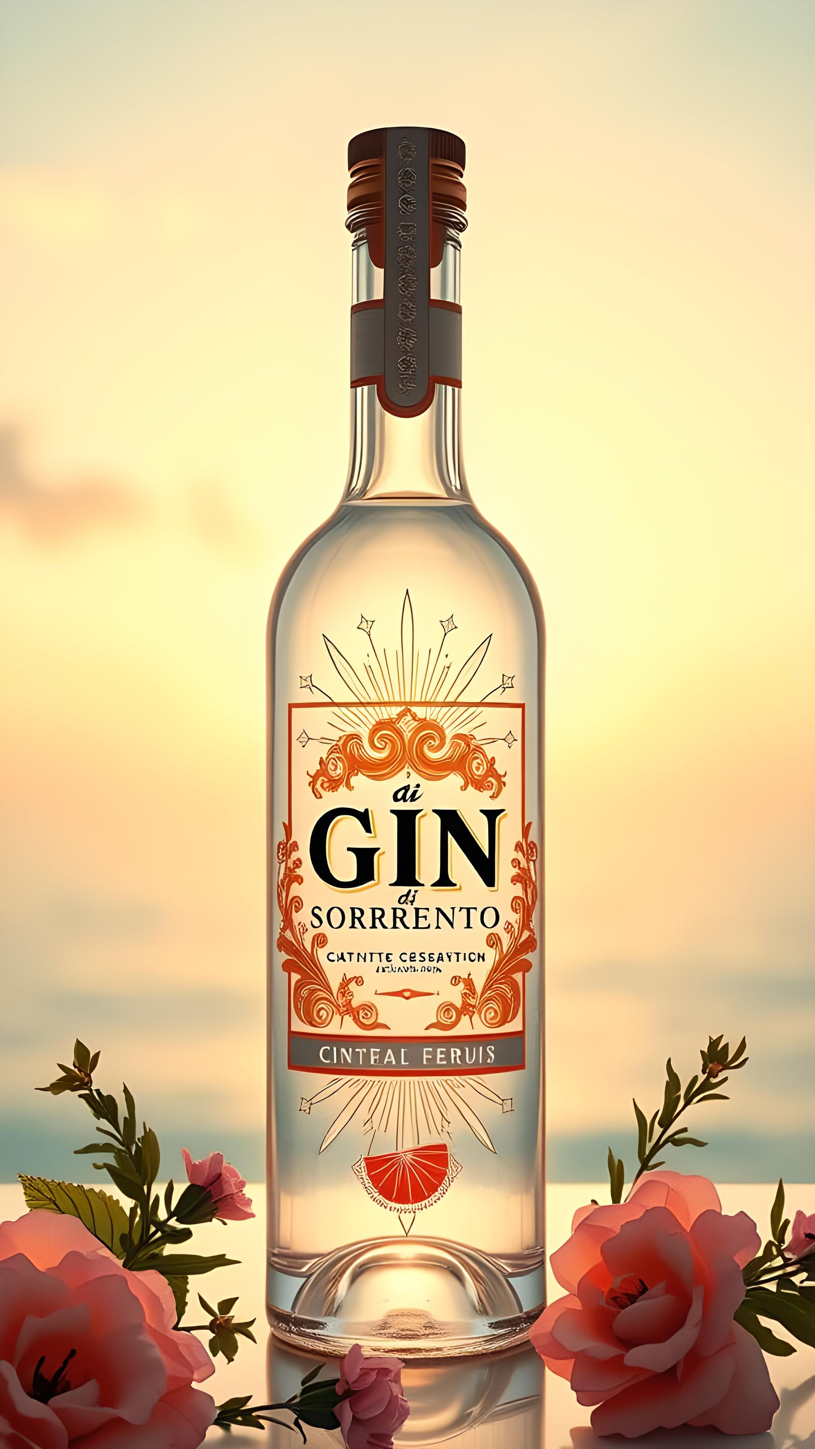 Gin di Sorrento: 1930s Style Advertising Photo