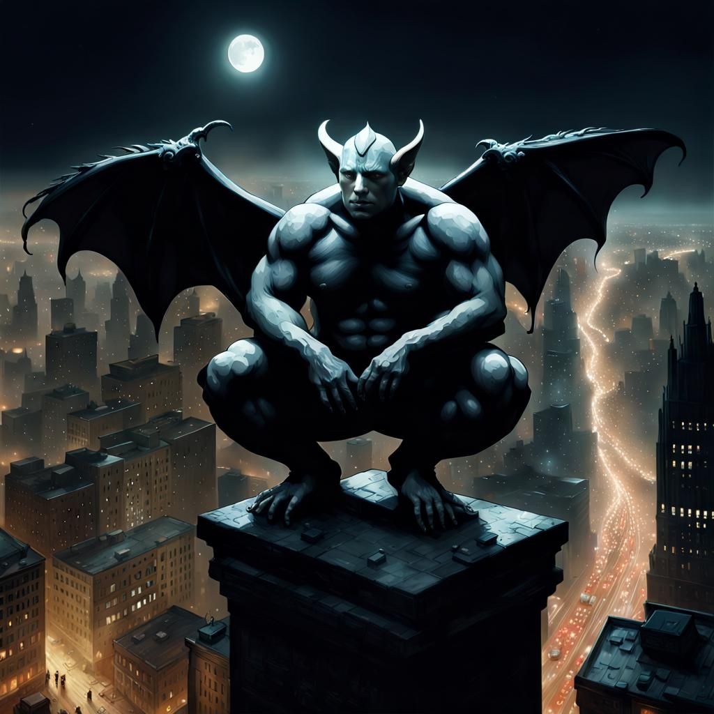 Garth Brooks as Gargoyle Over Dark City