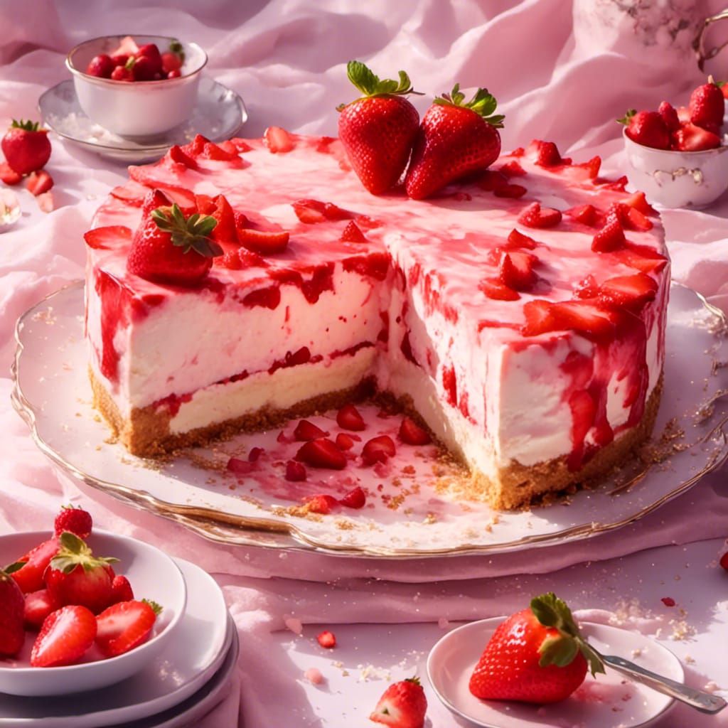 Strawberry Cheesecake Pike: A Delicious AI Creation