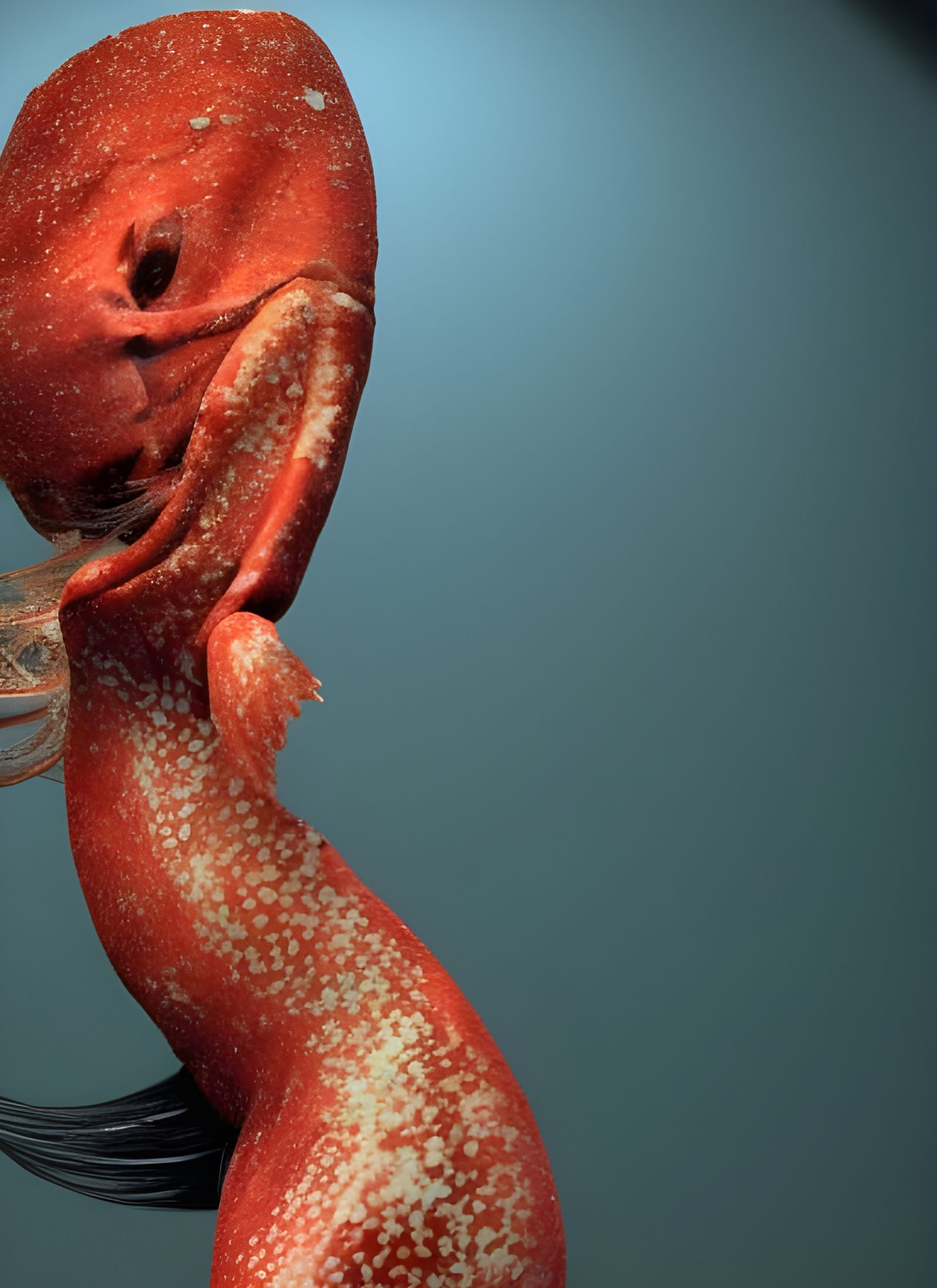 Intricate Fish Design in Hyperrealistic Style