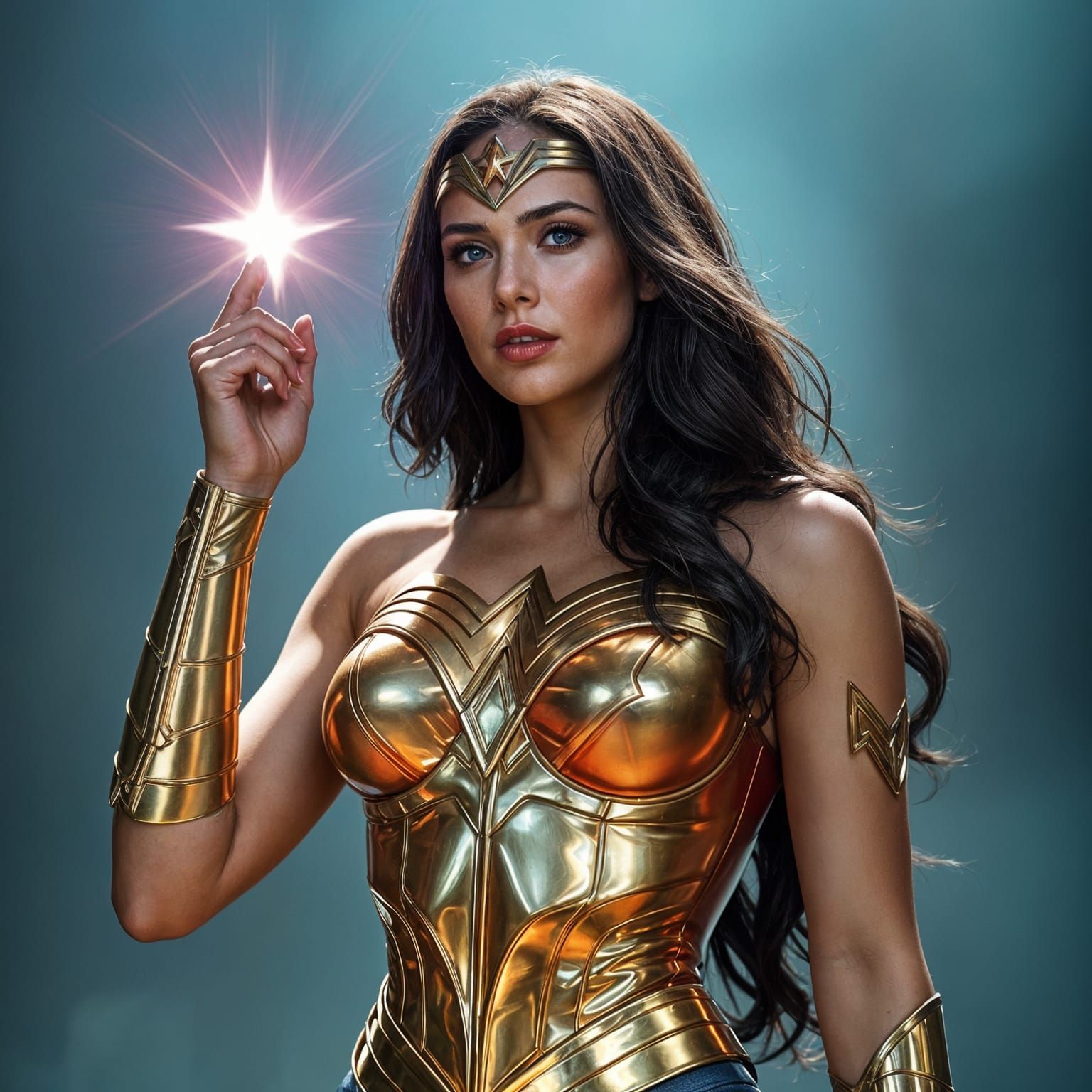 Wonder Woman in Stunning Hyperrealistic Portrait