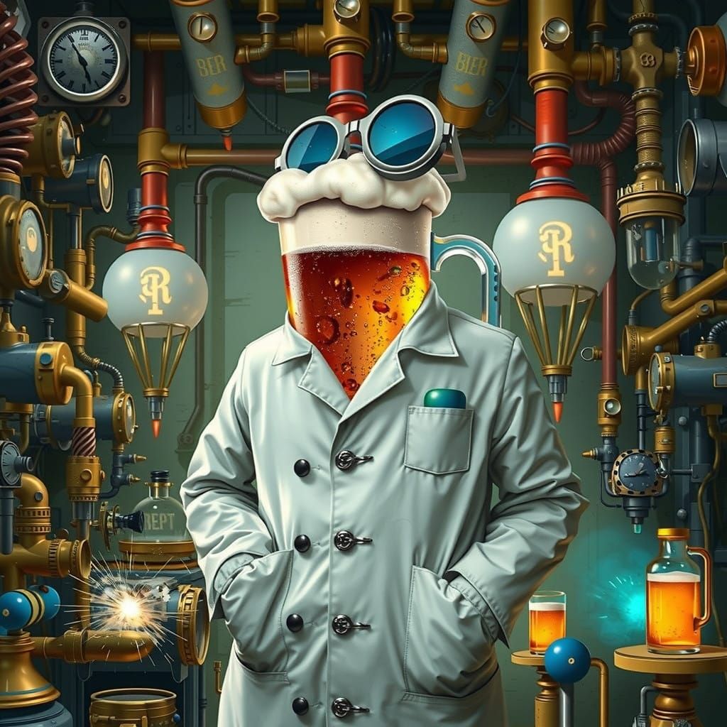 Cerebral Brewery Scientist in Industrial Lab