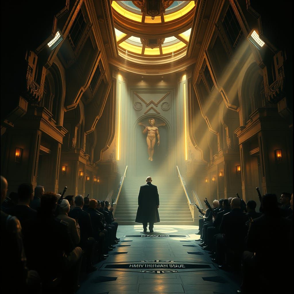Epic X-Men Base Ceremony in Cinematic Film Style