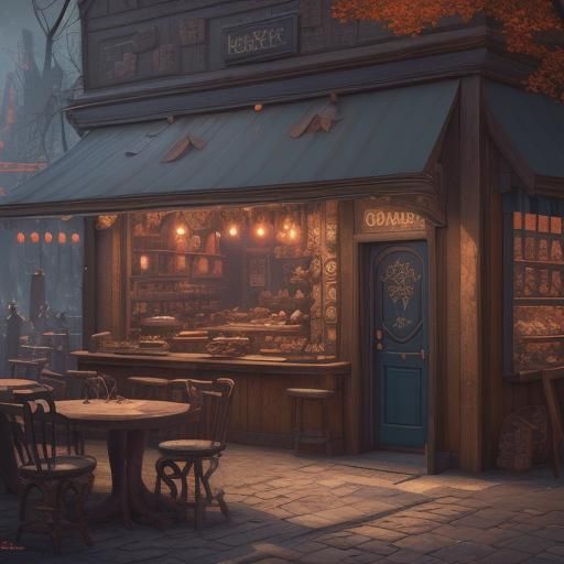 Enchanted Pie Shop: Fantastical Concept Art
