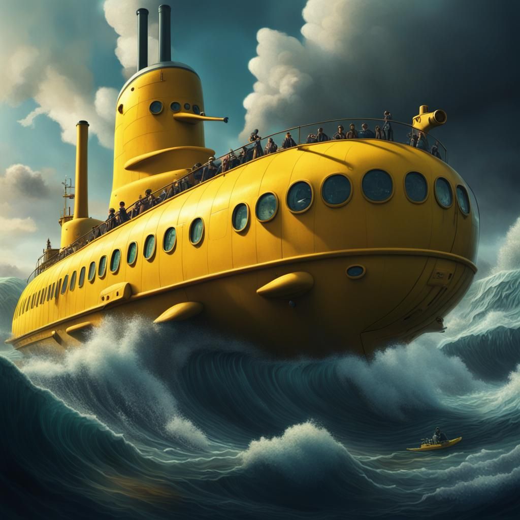 Epic Yellow Submarine: Digital Matte Painting