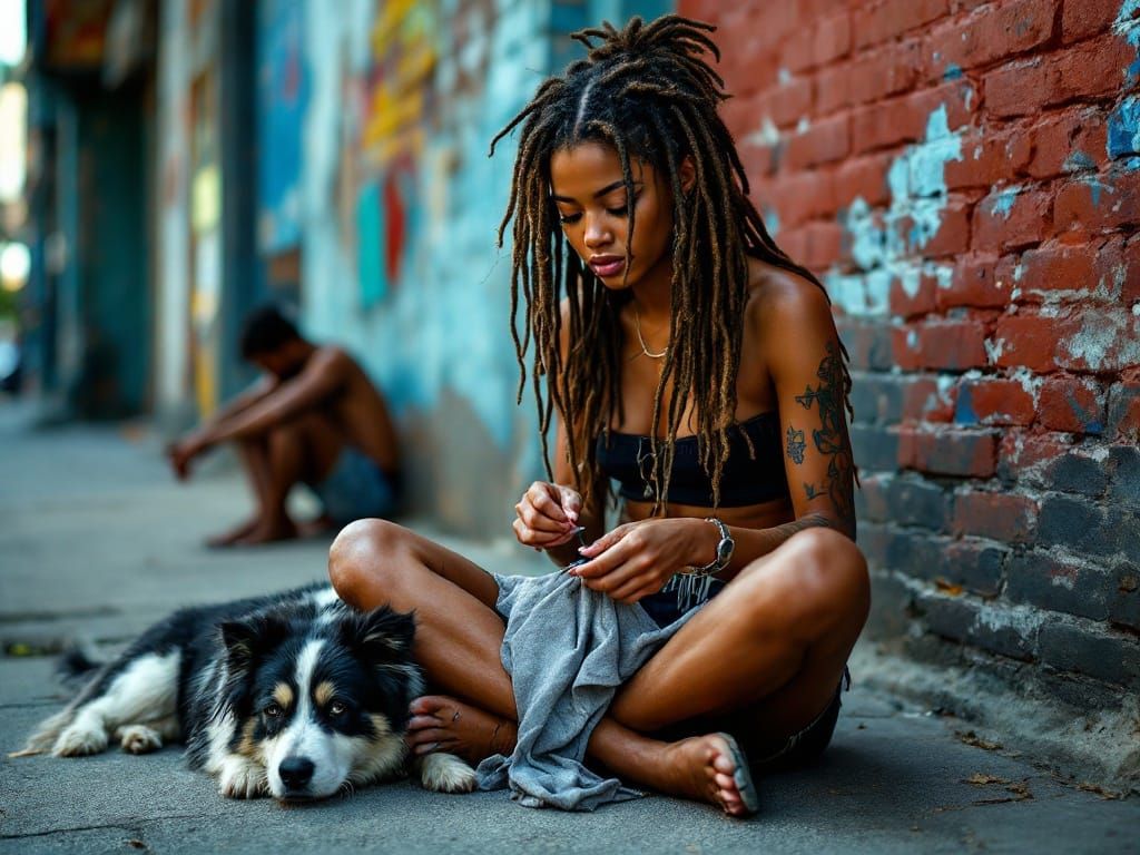 Street Life Portraits in High-Contrast Color