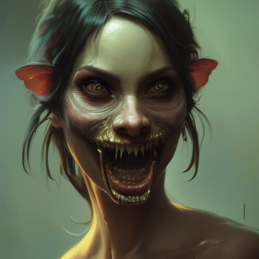 Detailed Portrait of a Rat Woman in Unreal Engine