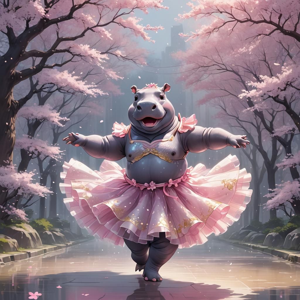 Hippo's Anime Ballet Performance on Misty Stage