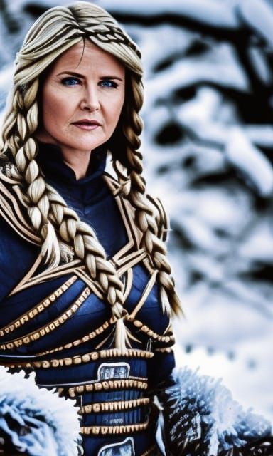 The Elder Scrolls Warden: Blonde Braided Warrior