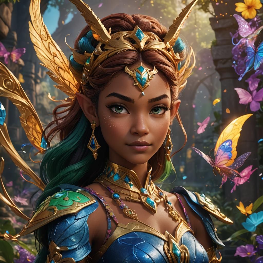 Aisha from Winx Saga: Live Action Portrait