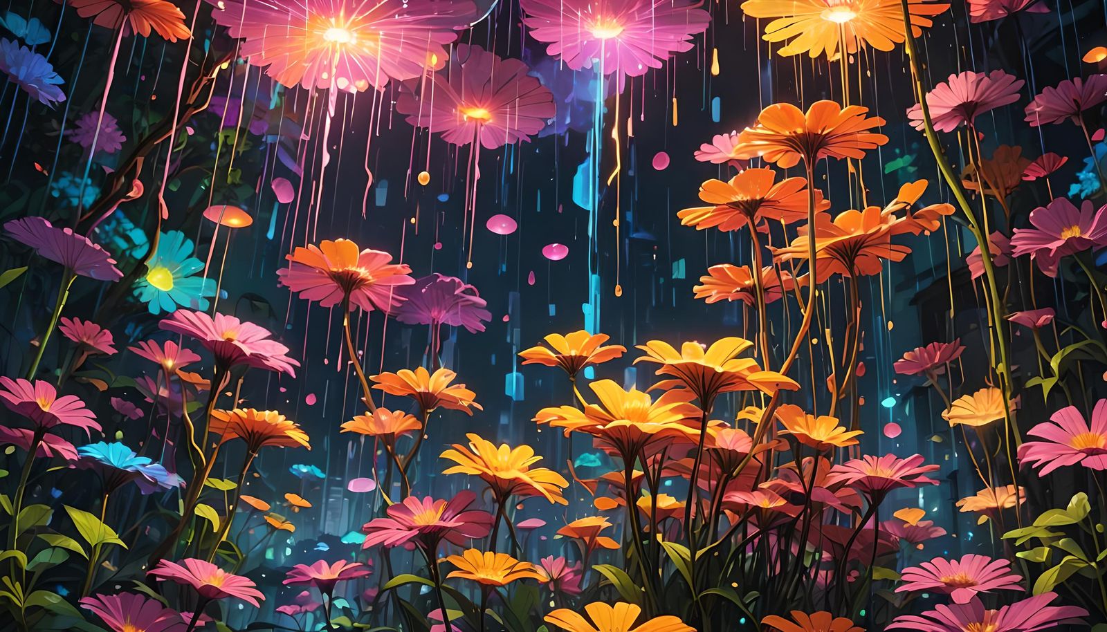 Floral Rain