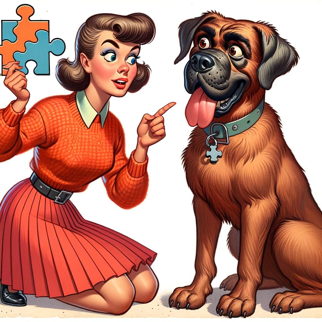 Told DALL-E 3 to Make Velma and Scooby-Doo 🤨