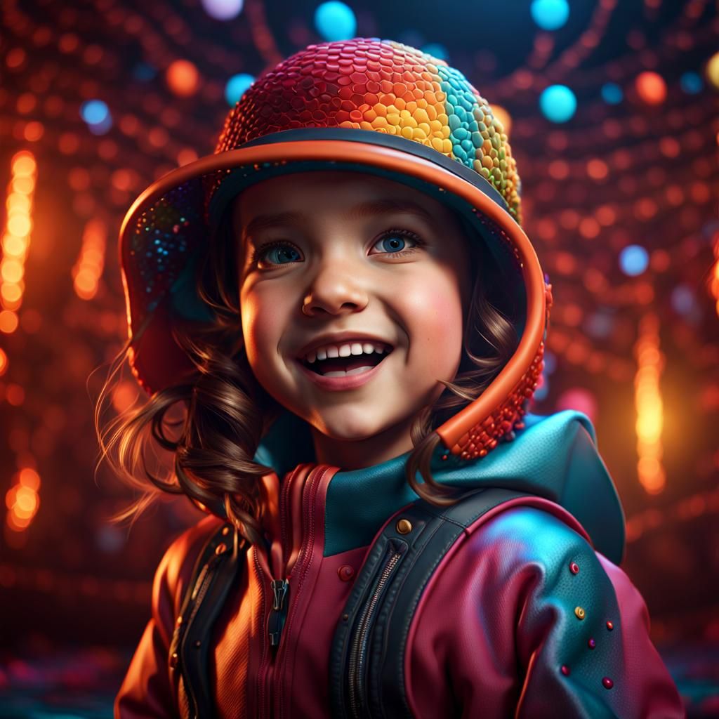 This is blind Mena's textured outfit for the sensory play room, she loves that it feels different to boring clothes