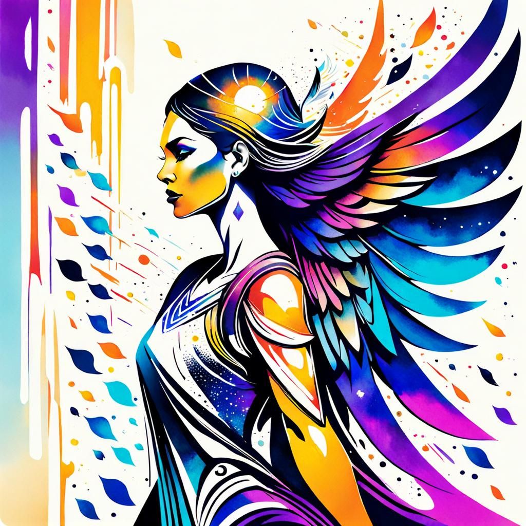 She walked with the Universe on her shoulders and made it look like a pair of wings