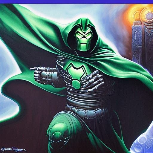 Victor Von Doom Splash Art Concept
