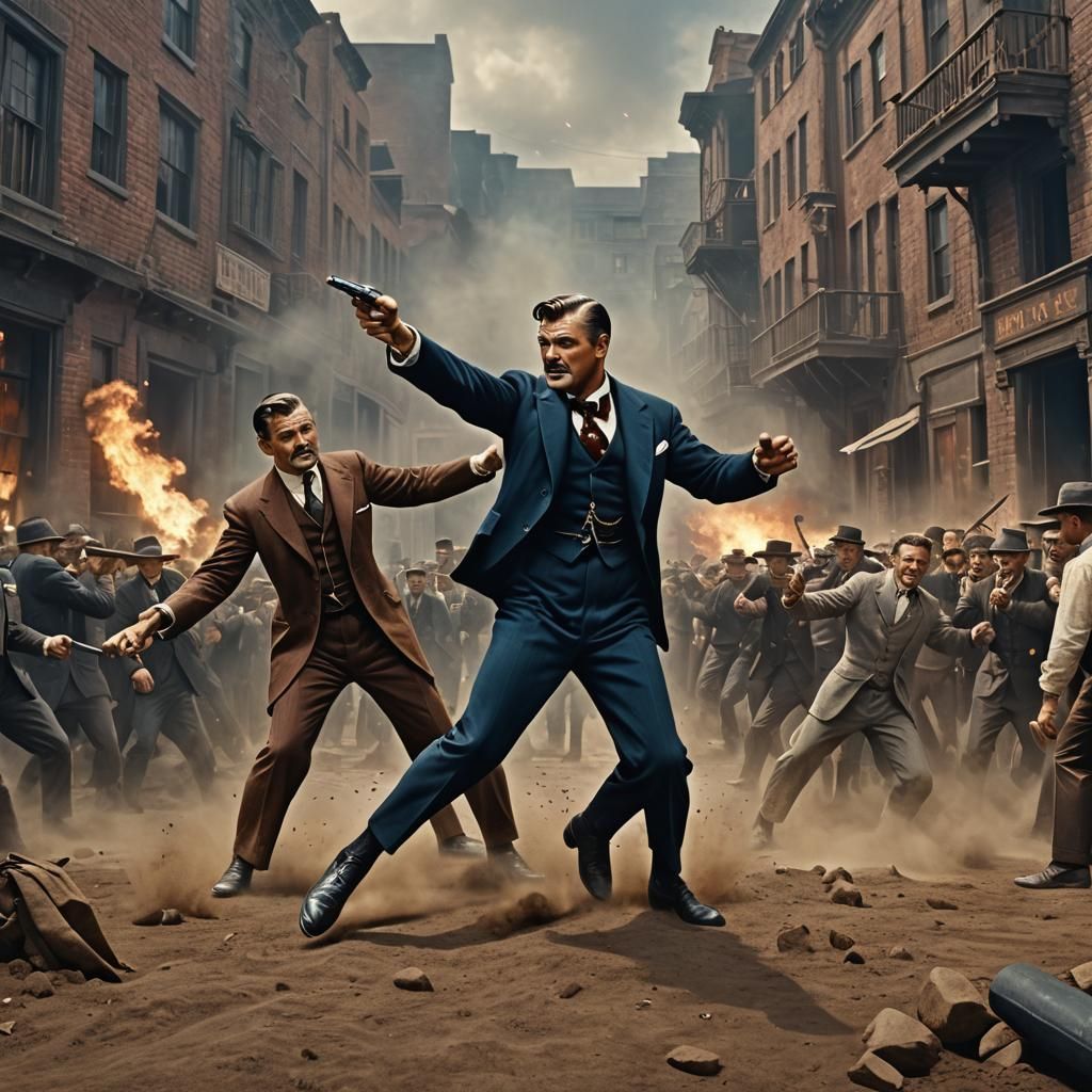 Classic Hollywood Stars Clash in Epic Tuxedo Battle