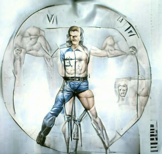 Tom of Finland's Vitruvian Man