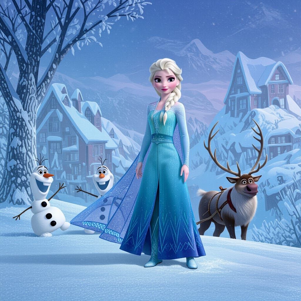 Magical Frozen Winter Wonderland