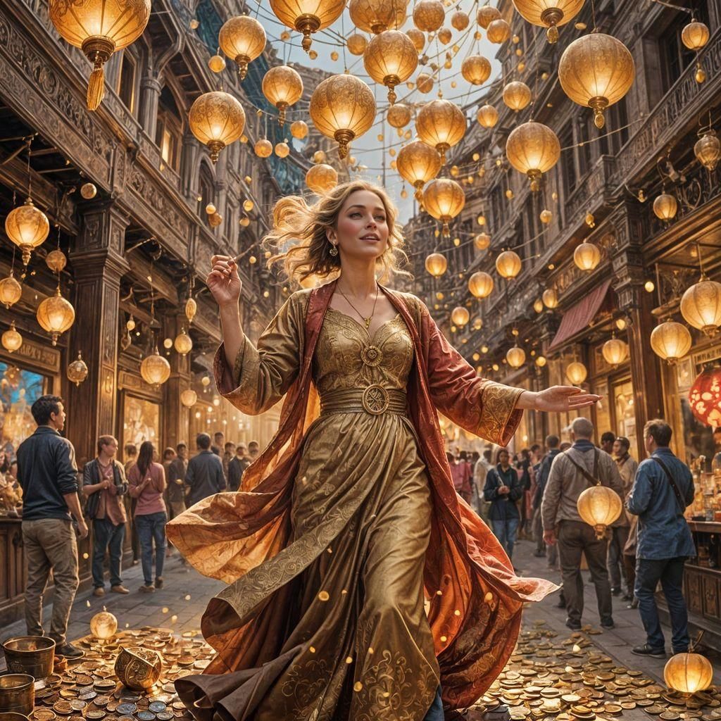 Money and Magic for All: AI Generated Concept