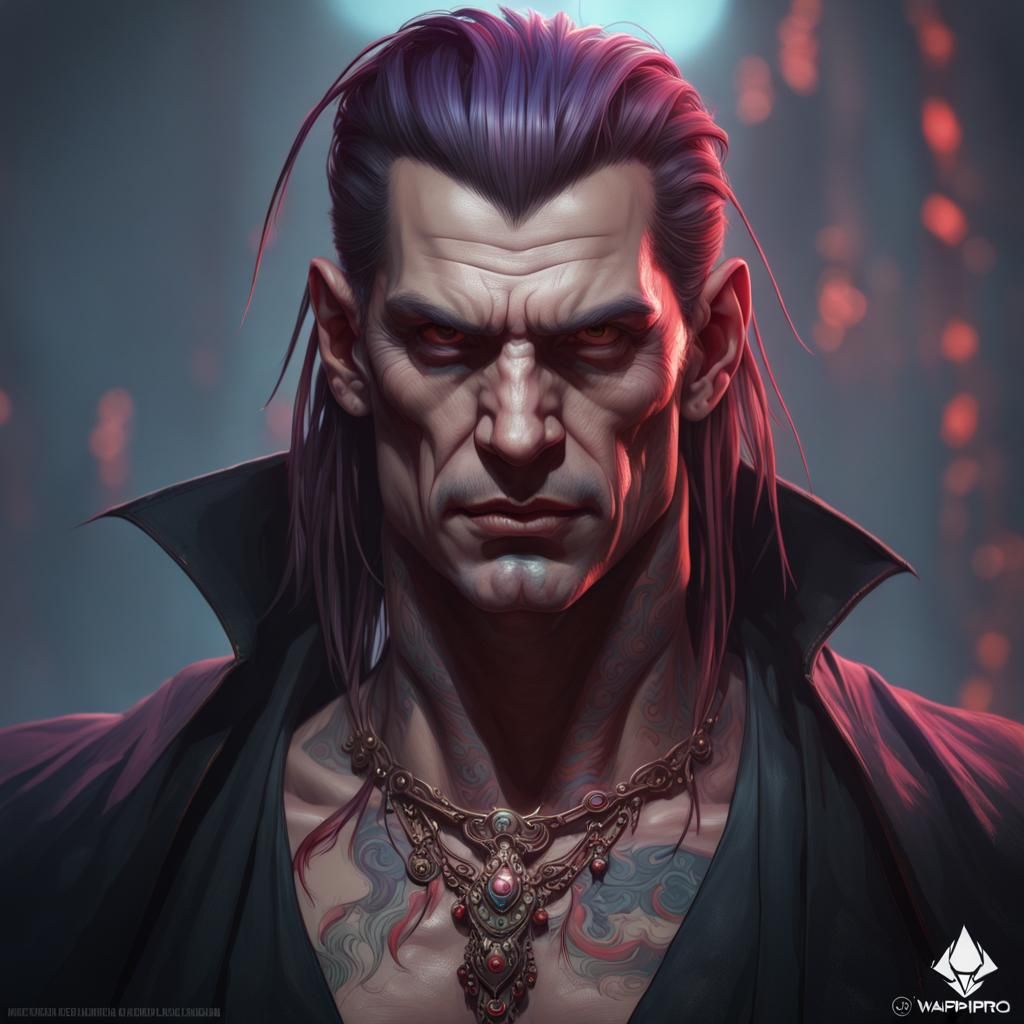 Vampiro Portrait in Dynamic Lighting