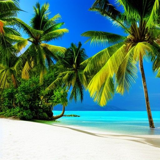 Idyllic Tropical Beach Paradise