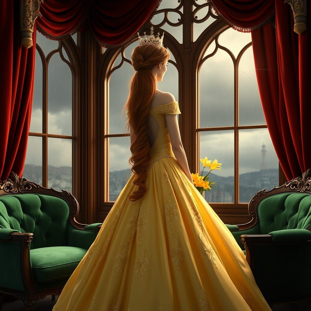 Majestic Princess in Regal Splendor