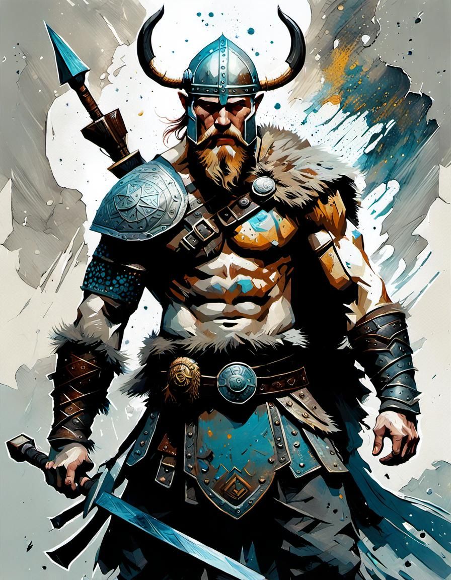 Awesome Viking Warrior