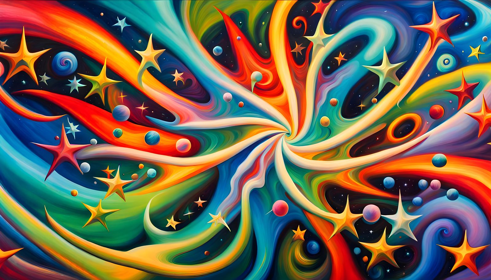 Iridescent Plasma Filaments and Star Formation as Oil Painti...