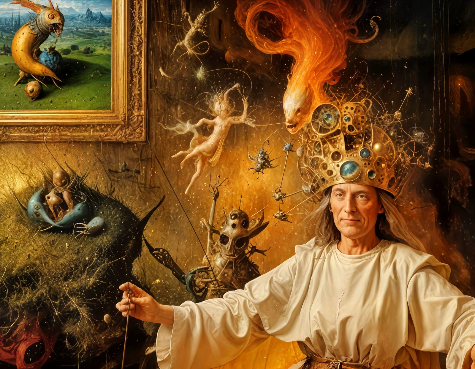 Sitting around acting Lordly - a Kingdom in his Mind...