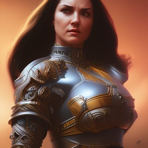 Stephanie McMahon as DC Hero Big Barda