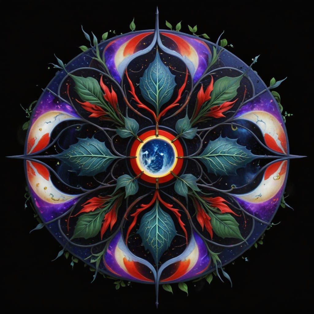 Ethereal Maiden Amidst a Tempestuous Night