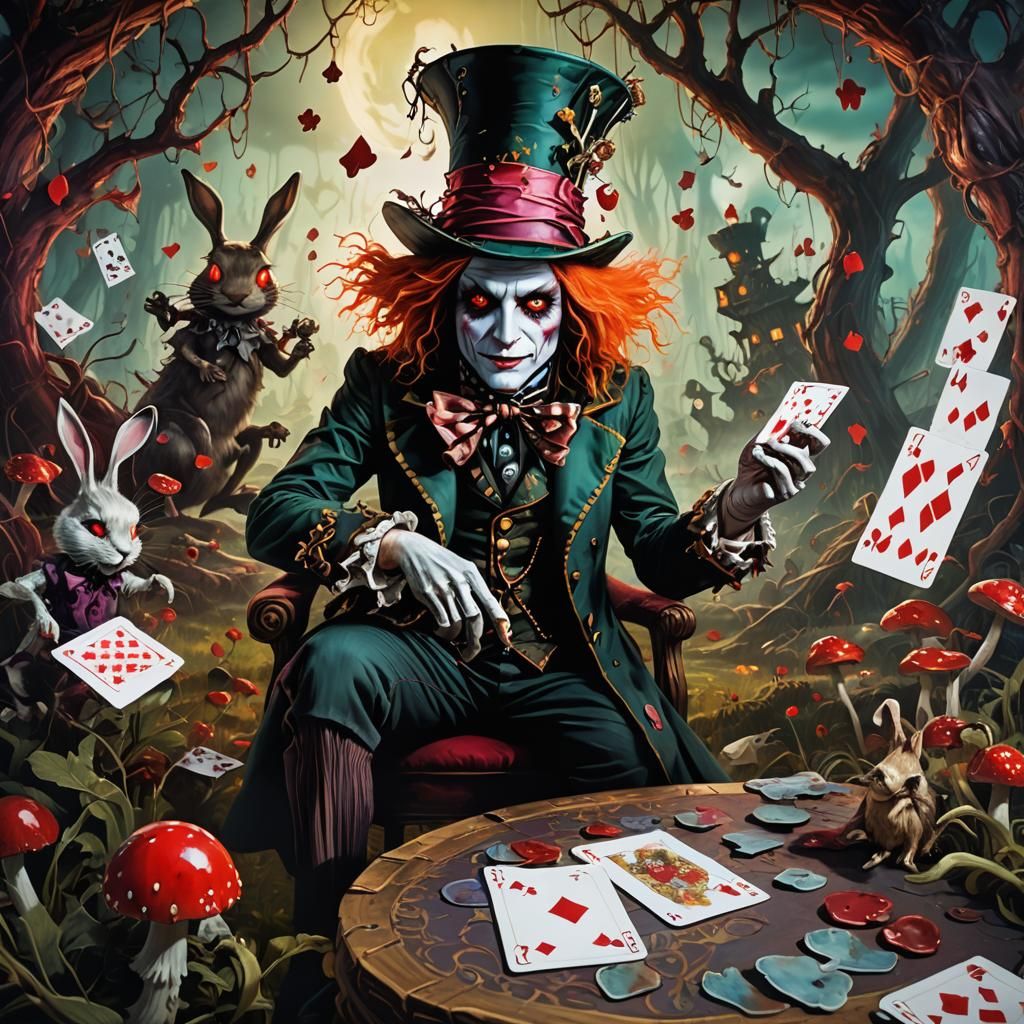 Surreal Dark Fantasy Wonderland Nightmare