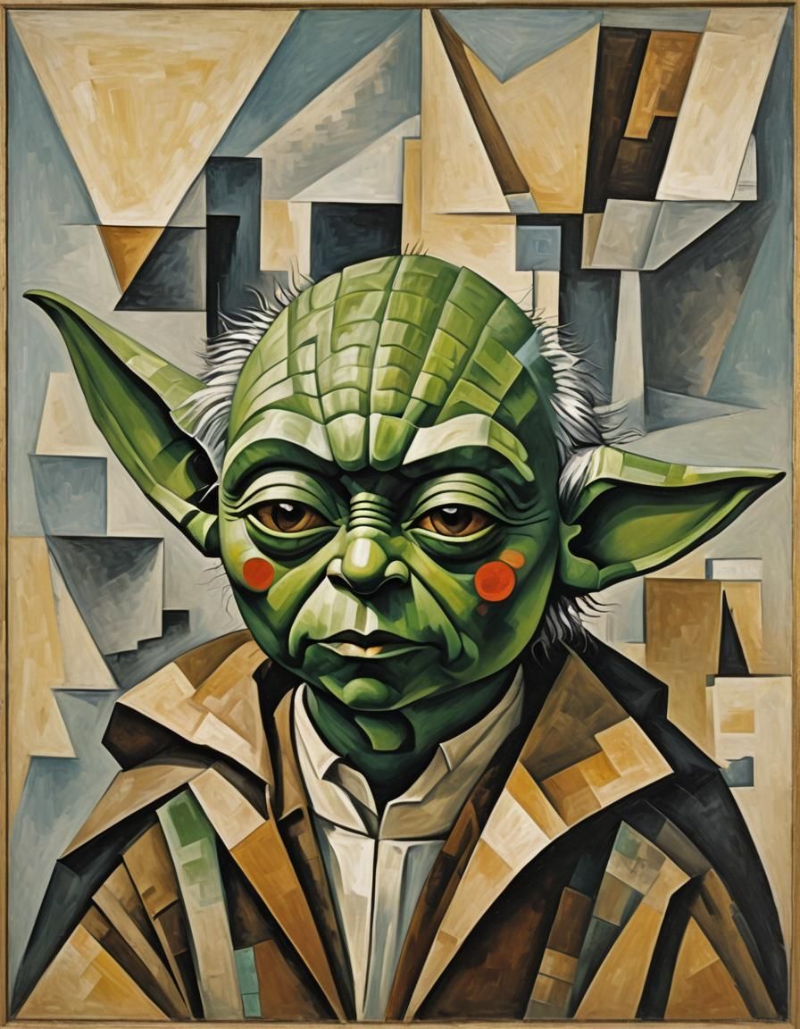 Cubist Yoda