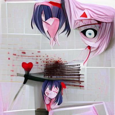 AI Image of a Yandere Character