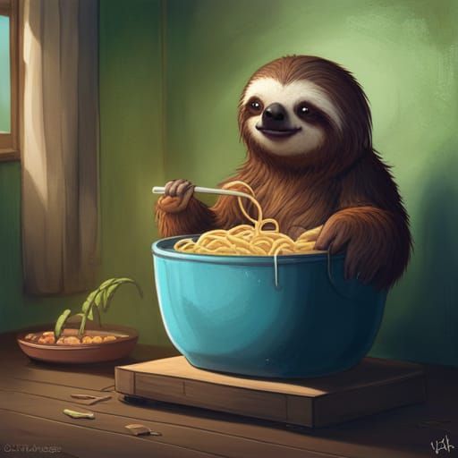 Eating spaghetti 🍝