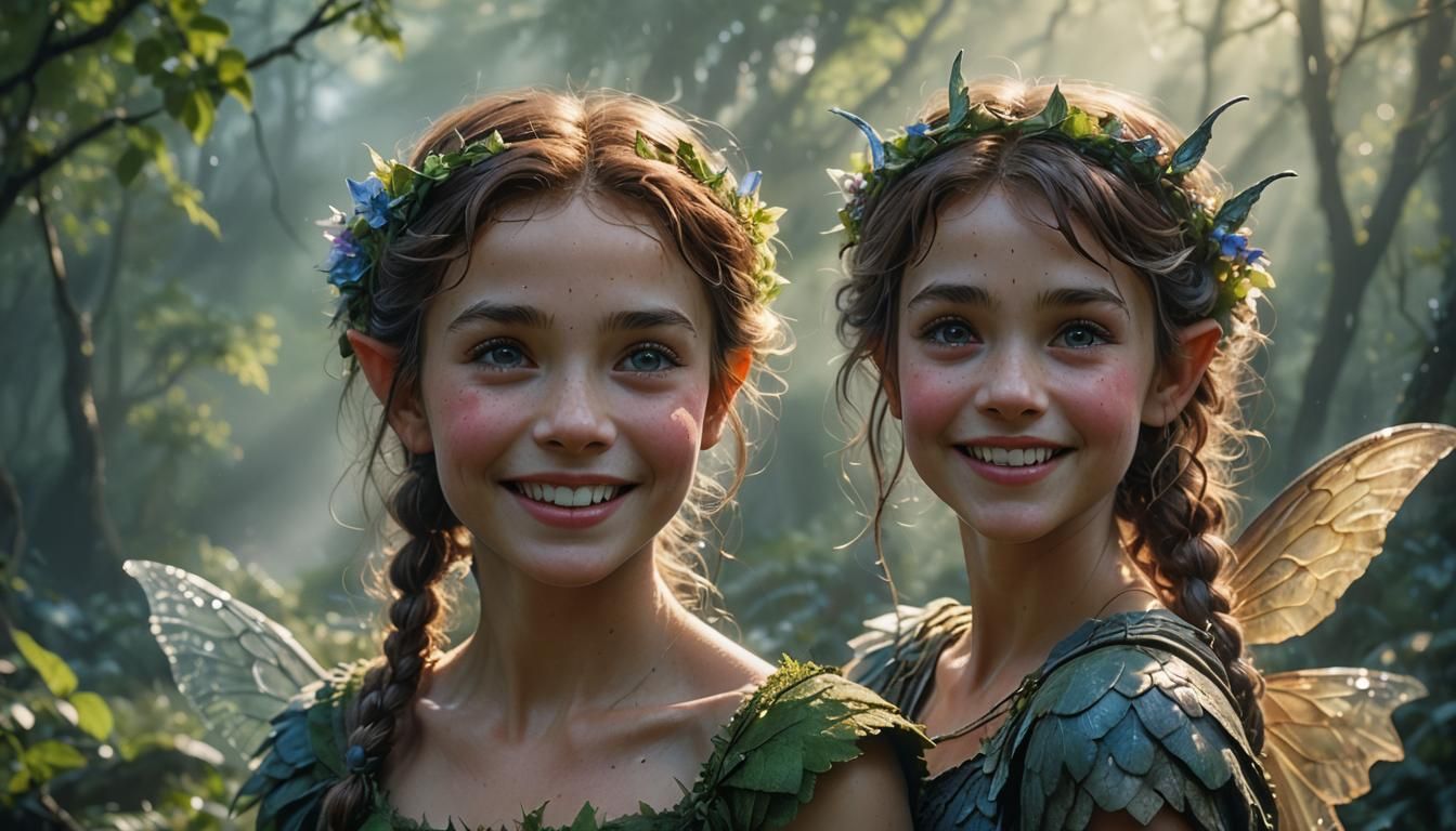 Ethereal Fairy Emerges From Light, Cinematic Film Still