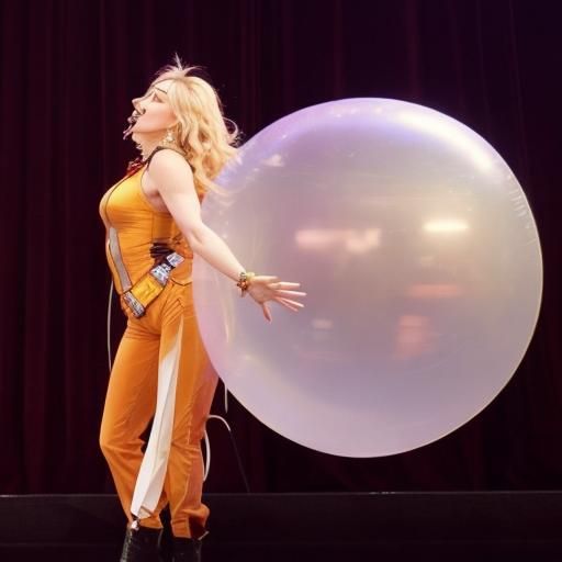Madonna Balloon Dance: AI Generated Image