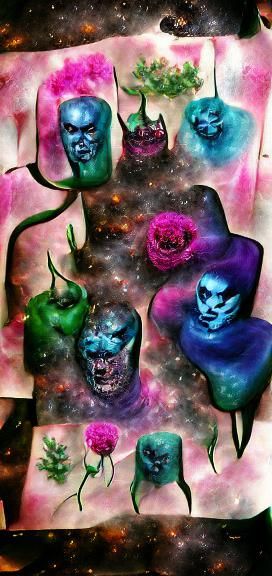 Nebula Garden of Evil: Cosmic Art