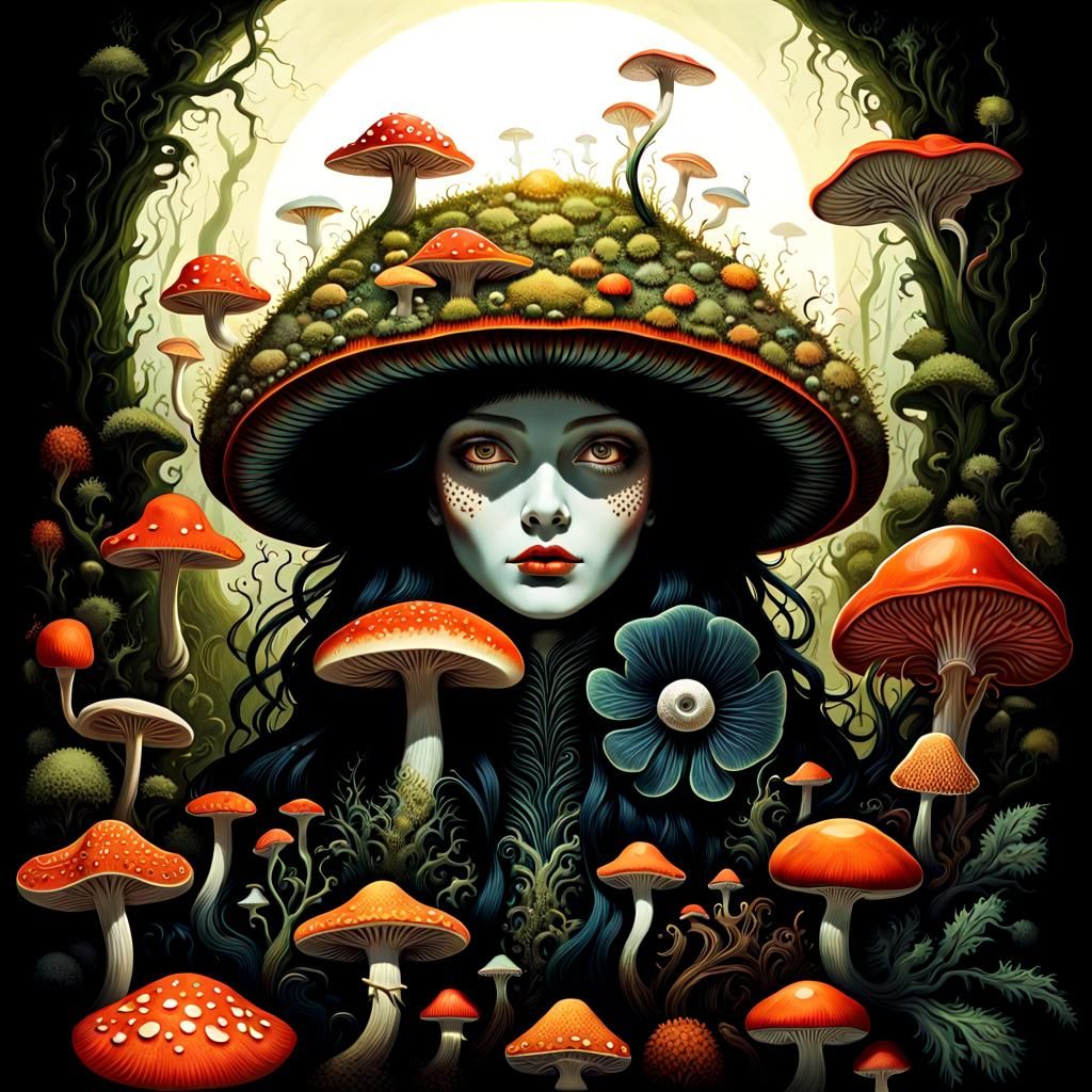 Fungi Girl 12105