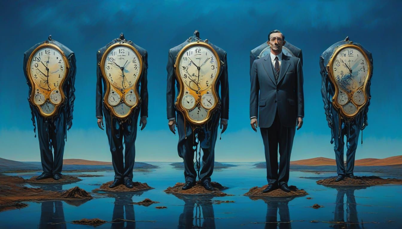 Surrealist Regulators in Dreamlike Landscape