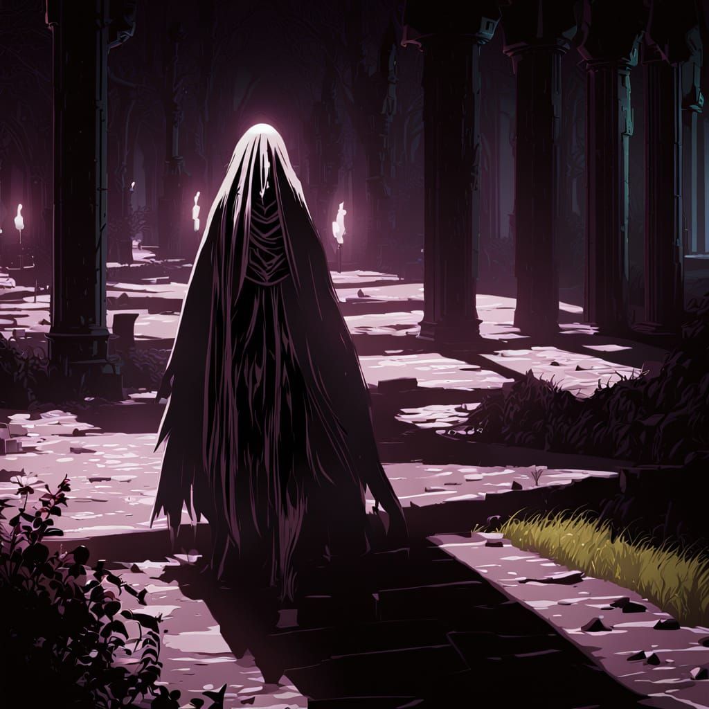 Medieval Sorcerer in Anime Style